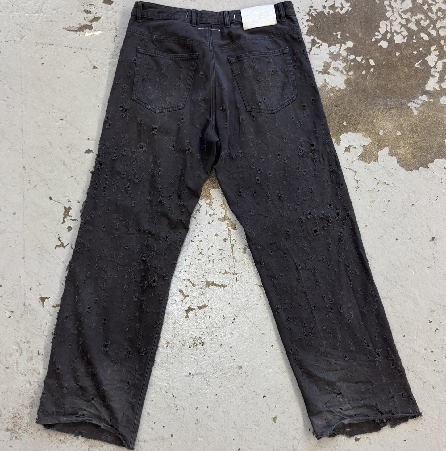 MM6 Distressed Jeans