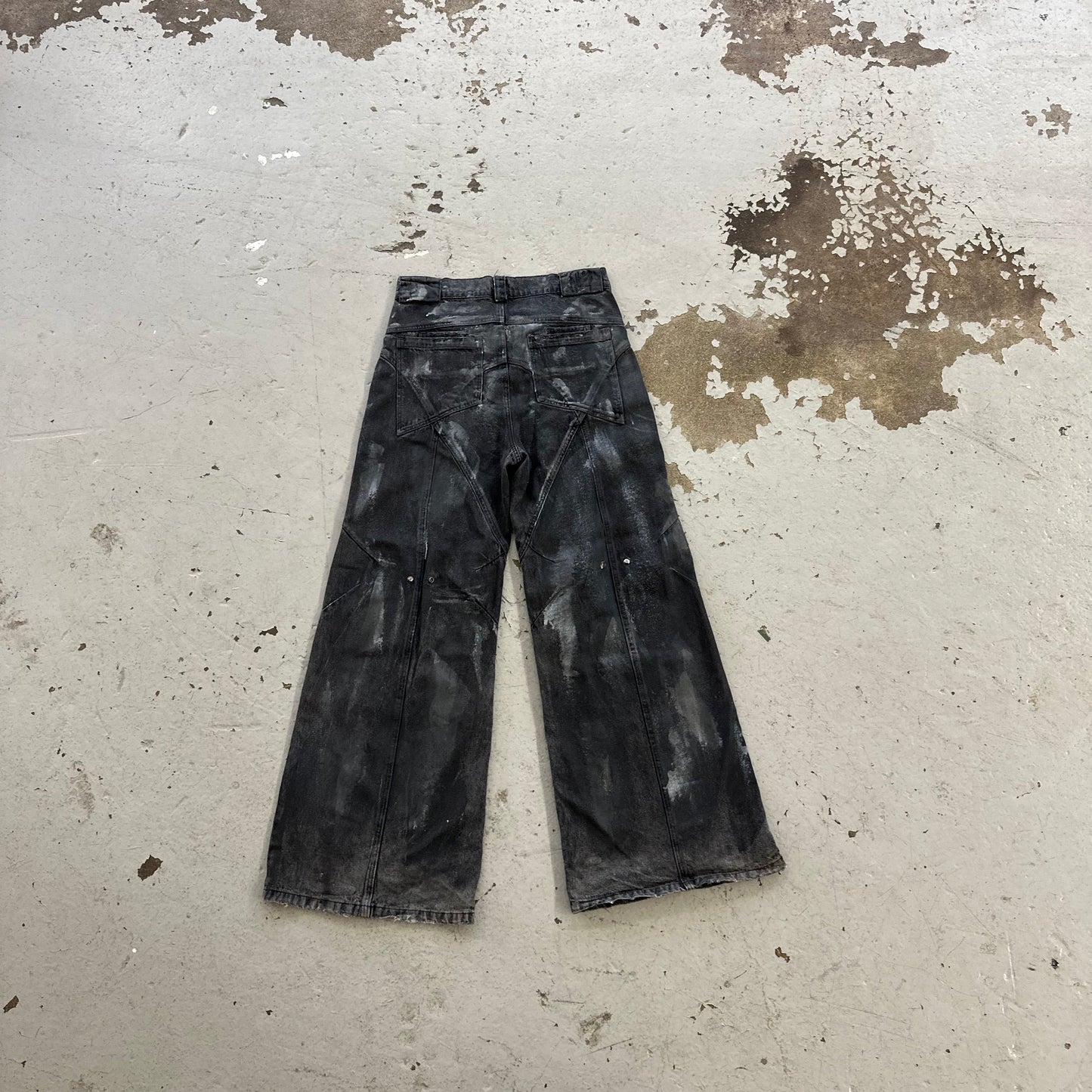 NFS Black Artisanal Dune Denim